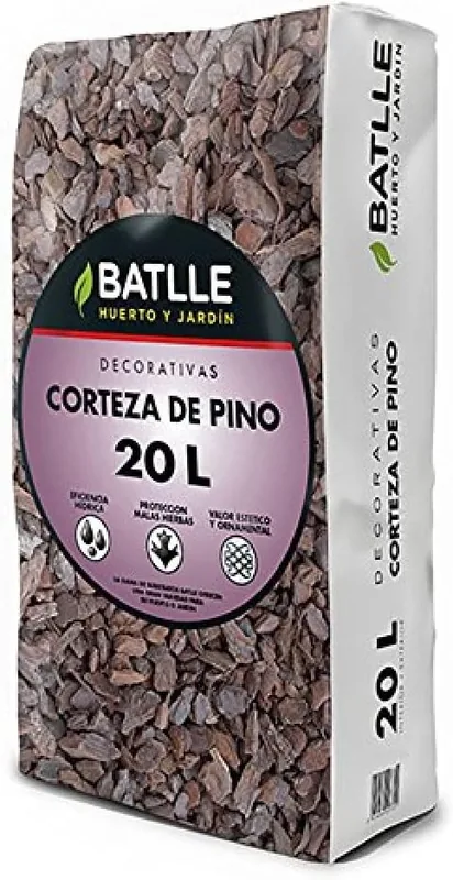 Producto recomendado: Acolchado de corteza de pino